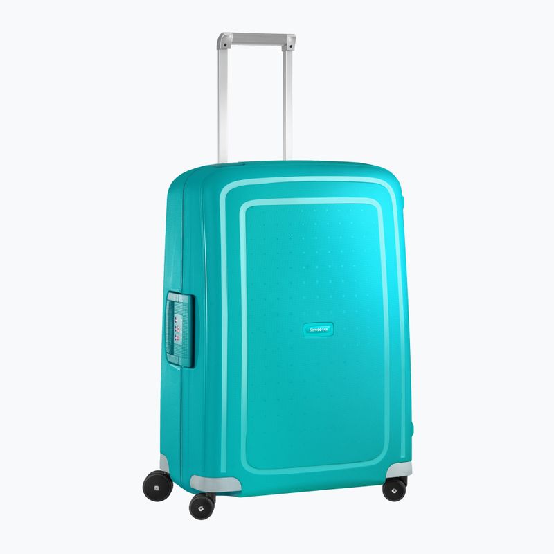 Bőrönd Samsonite S'cure Spinner 79 l aqua blue 2