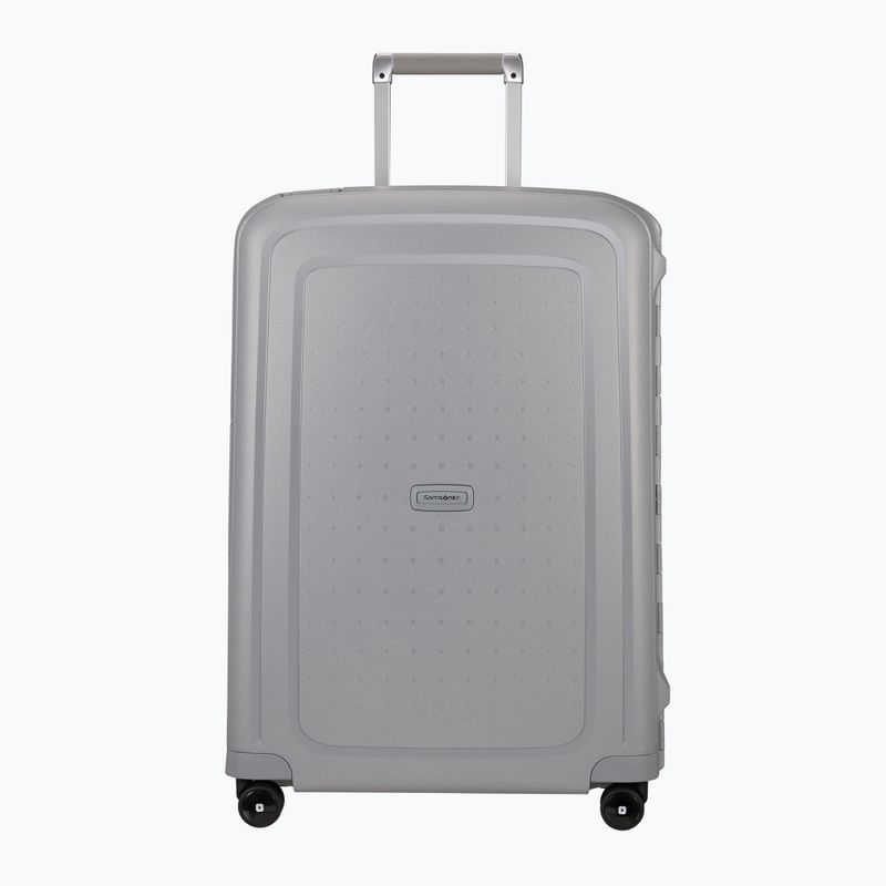 Bőrönd Samsonite S'cure Spinner 79 l silver