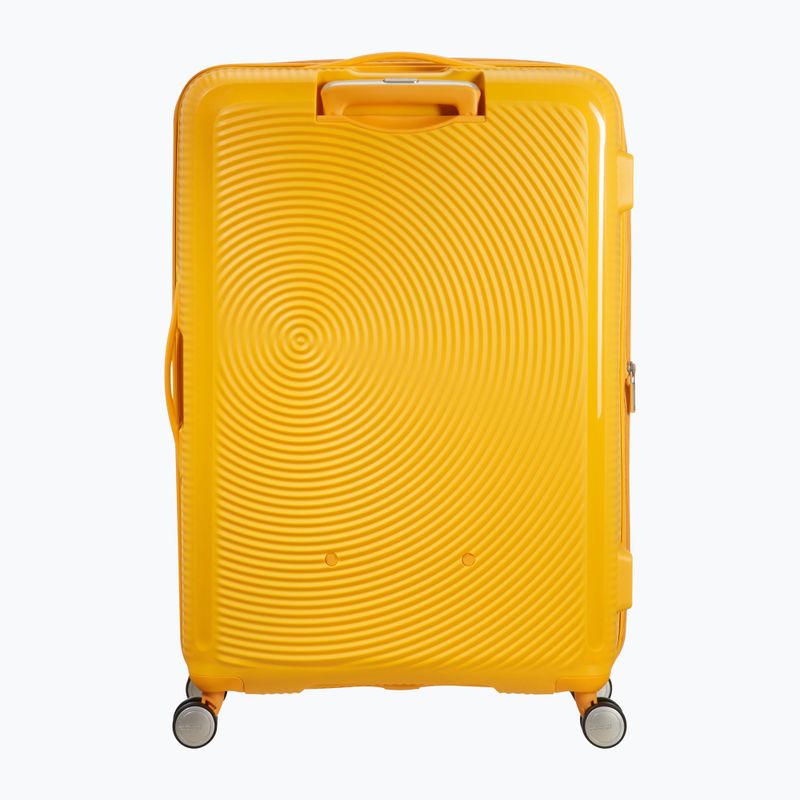 Utazó bőrönd American Tourister Soundbox 77 110 l golden yellow 2