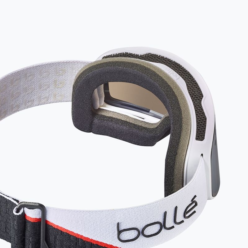 Síszemüveg Bollé Nevada race white matte/black chrome 6