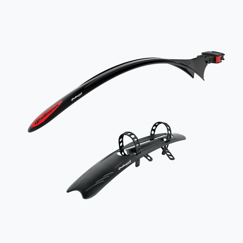 POLISPORT Michigen Set 26/28 Mtb országúti kerékpár sárvédők fekete MD 8622500001 6