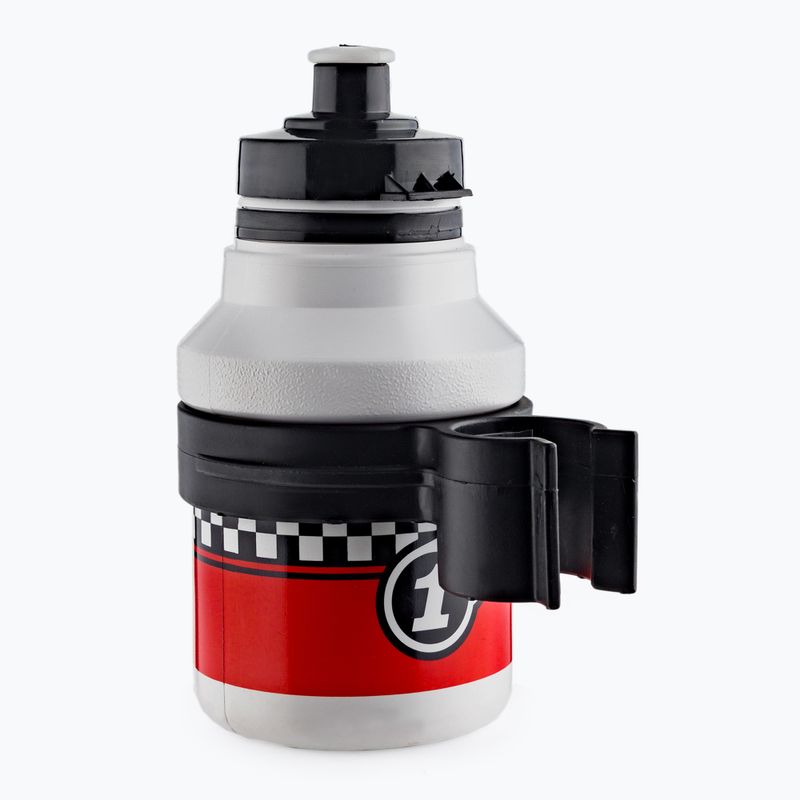 POLISPORT gyermek kerékpáros palack kosárral Elefánt fehér és piros 8644200107 3