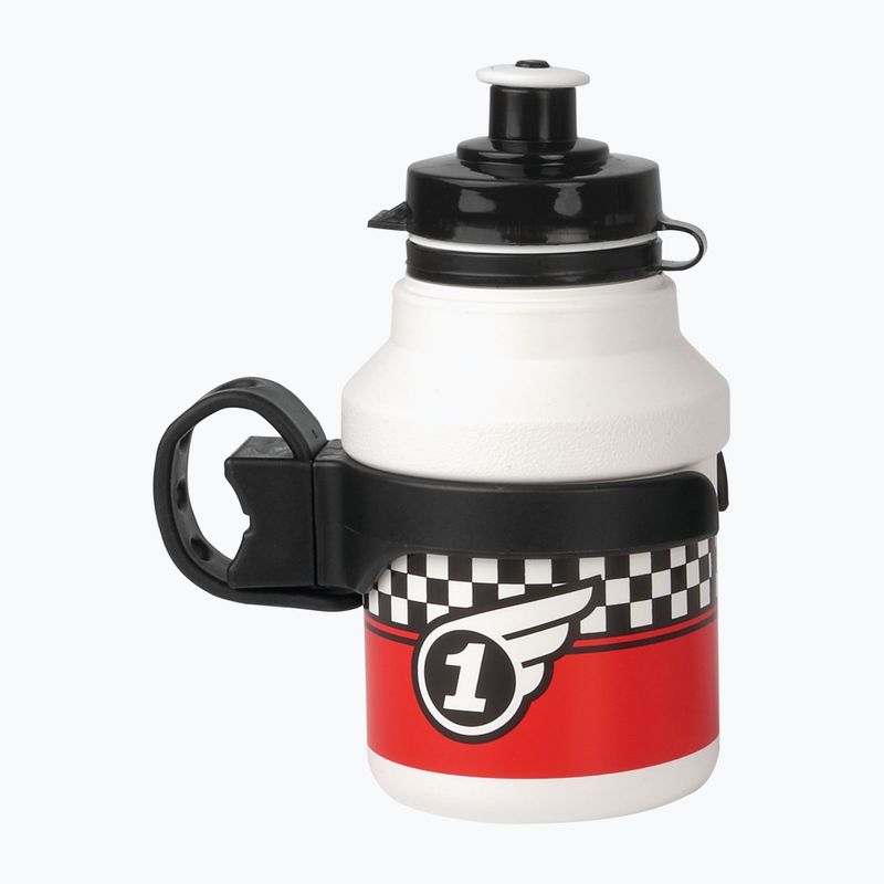 POLISPORT gyermek kerékpáros palack kosárral Elefánt fehér és piros 8644200107 5