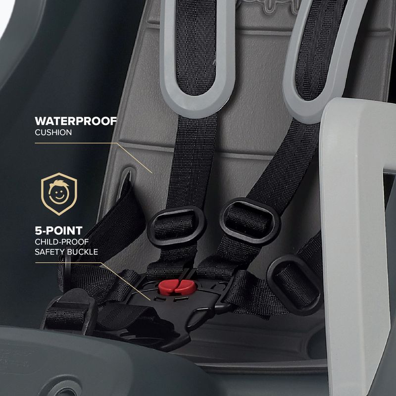 Bicikli ülés Polisport Guppy Maxi+ CFS dark grey/silver 8