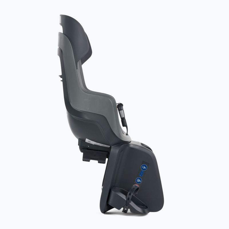 Bobike Go RS hátsó csomagtartós kerékpárülés szürke/fekete 8012600005 3