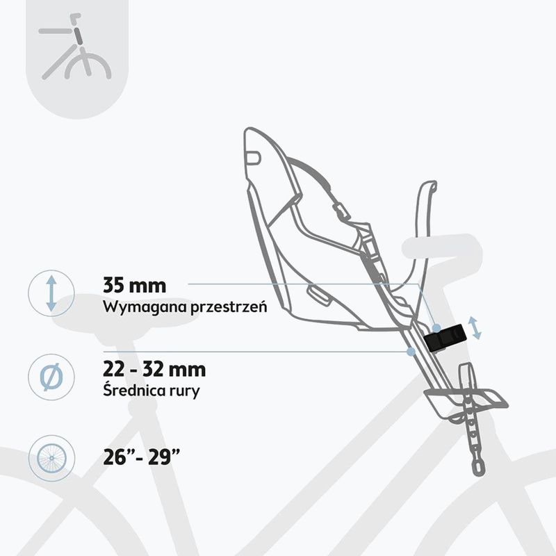 Kerékpár ülés bobike Exclusive Mini Evolve fahéj barna 11