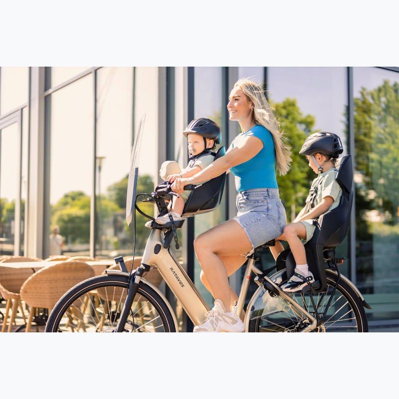 Kerékpár ülés bobike Exclusive Maxi Evolve urban fekete 7