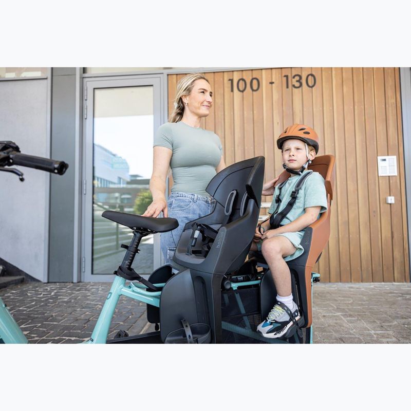 Kerékpár ülés bobike Exclusive Maxi Evolve 1P fahéj barna 10