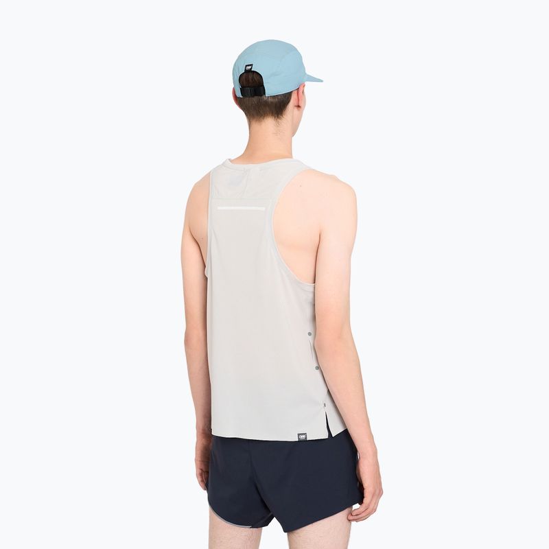 Férfi futópóló Ciele Athletics FST Signlet 2 light grey 2