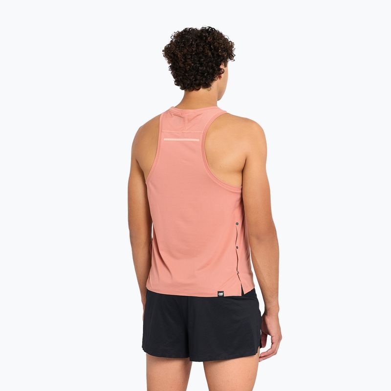 Férfi futópóló Ciele Athletics FST Signlet 2 rosedawn 2