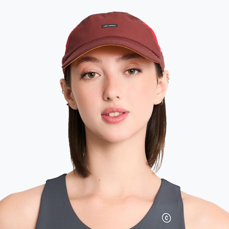 Ellenzős sapka Ciele Athletics GOCap Field IconicBar SL andorra/red 4