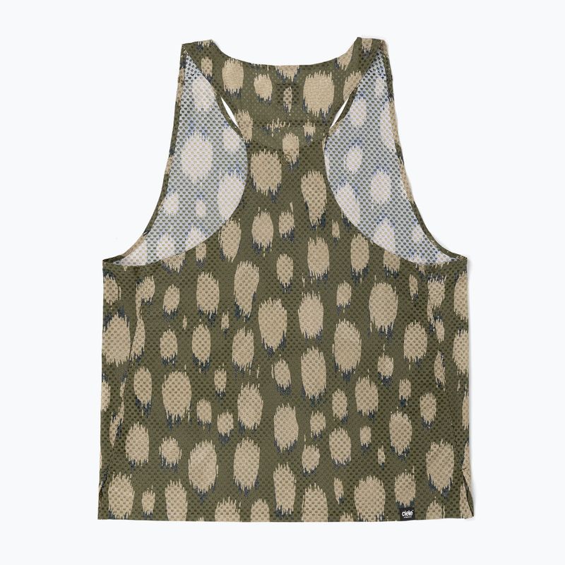 Férfi futó póló Ciele Athletics ICNSinglet Cheetah kombu 2