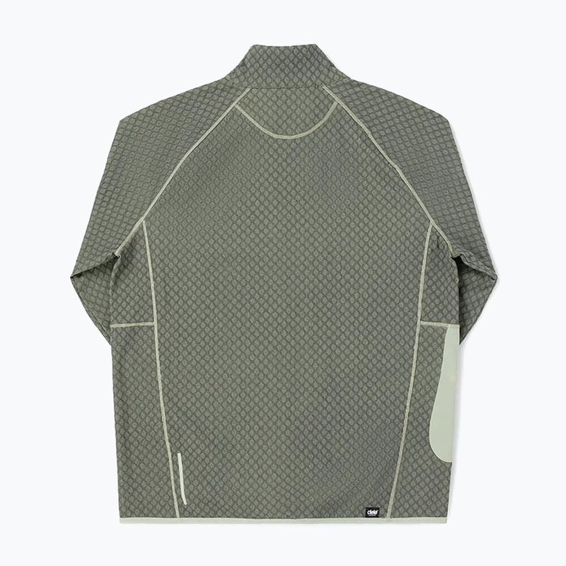 Férfi futópulóver Ciele Athletics VLVHalfzip light moss 2
