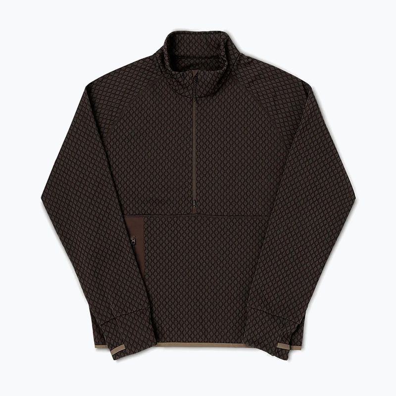 Férfi futópulóver Ciele Athletics VLVHalfzip oak