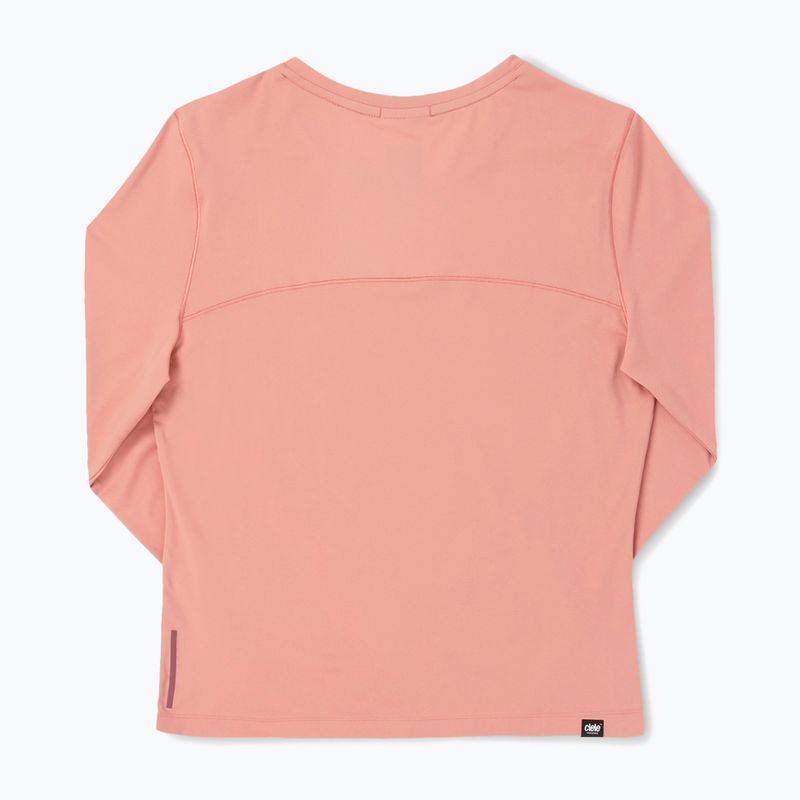Női hosszú ujjú póló futáshoz Ciele Athletics DLYLongsleeve rose dawn 2