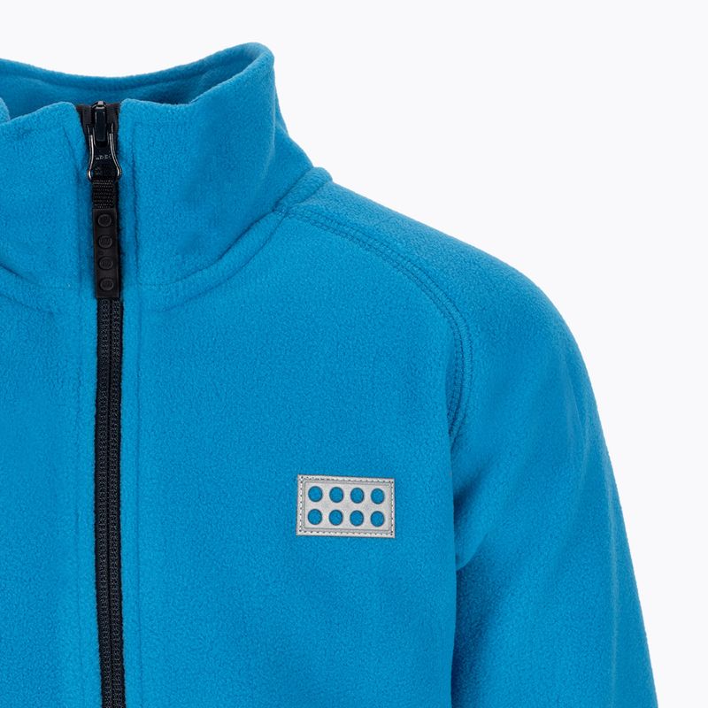 Gyermek fleece kapucnis pulóver LEGO Lwsinclair 703 kék 22973 3
