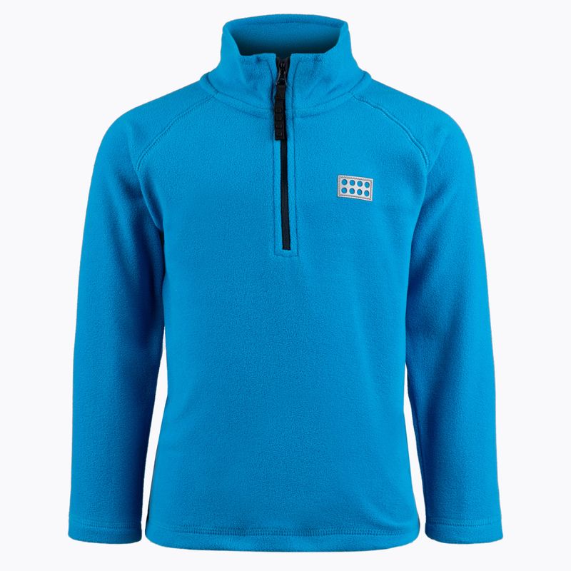 Gyermek fleece kapucnis pulóver LEGO Lwsinclair 702 kék 22972