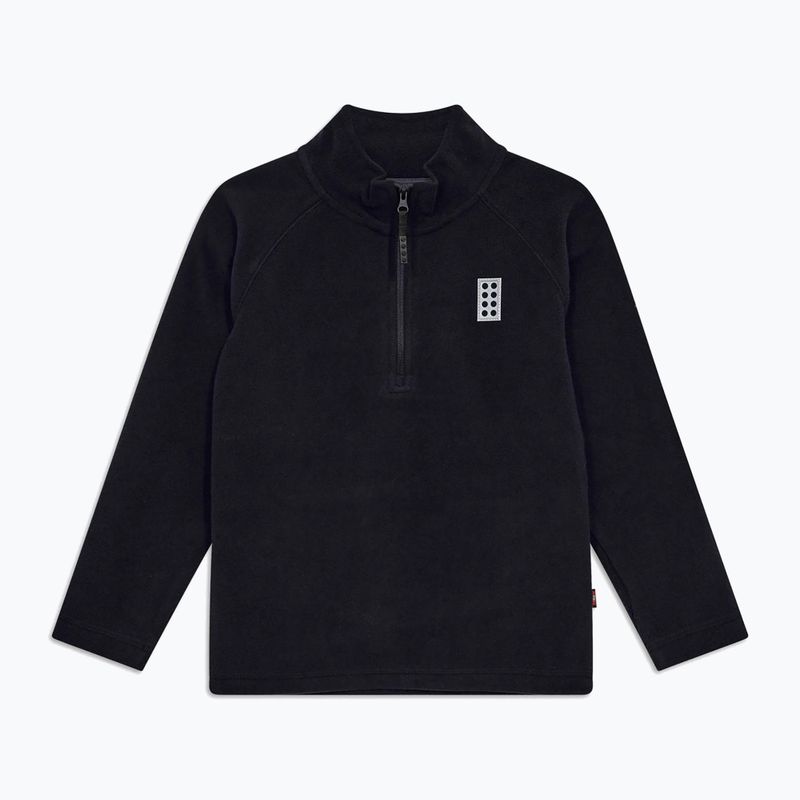 LEGO Lwsinclair 702 fekete gyermek fleece pulóver