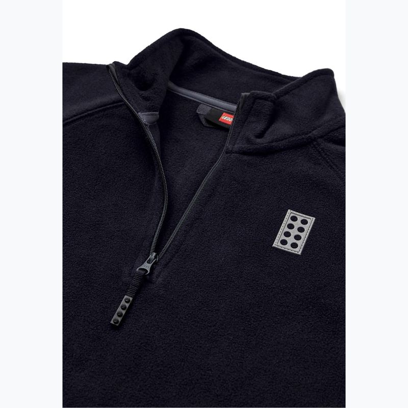 LEGO Lwsinclair 702 fekete gyermek fleece pulóver 3
