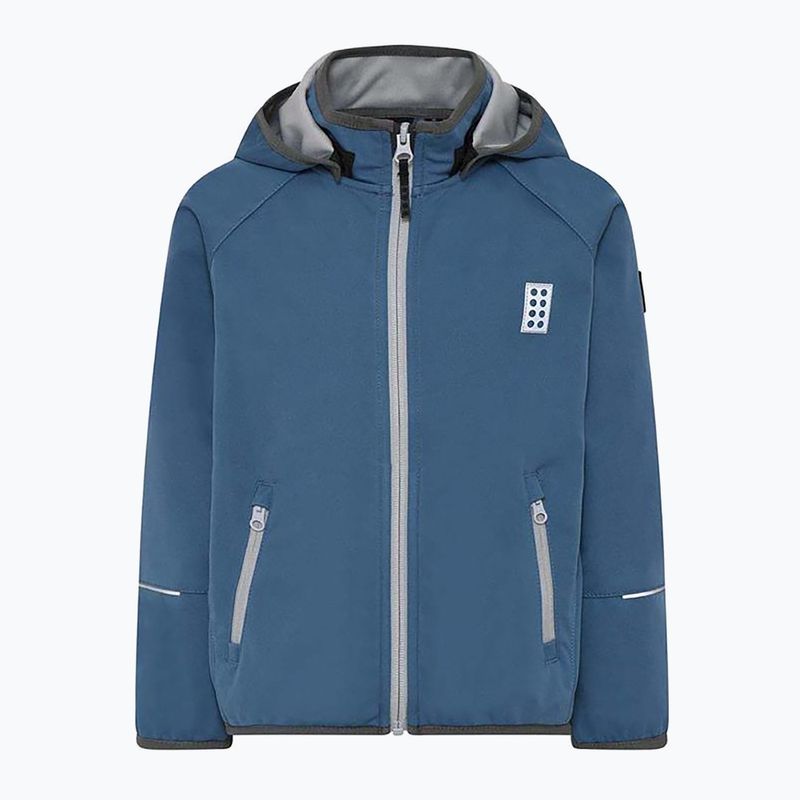 Gyermek softshell dzseki Lego Lwsefrit 200 kék