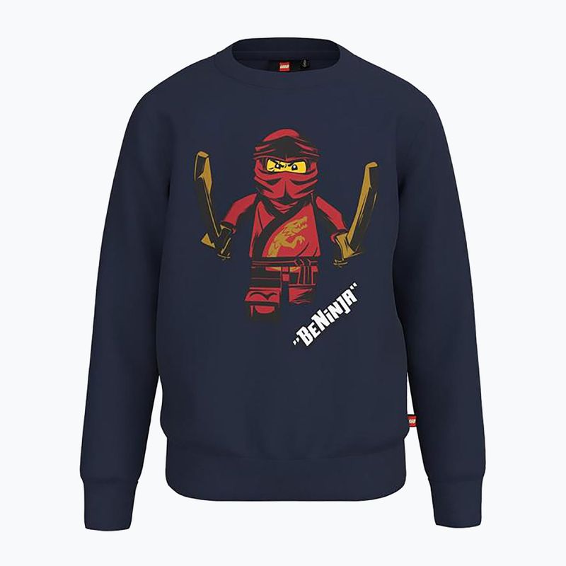 Gyermek trekking pulóver LEGO Lwstorm 101 tengerészkék 12010757