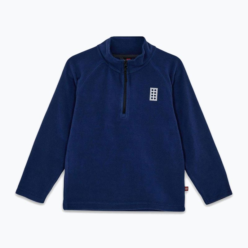 LEGO Lwsinclair 702 tengerészkék színű gyermek fleece pulóver