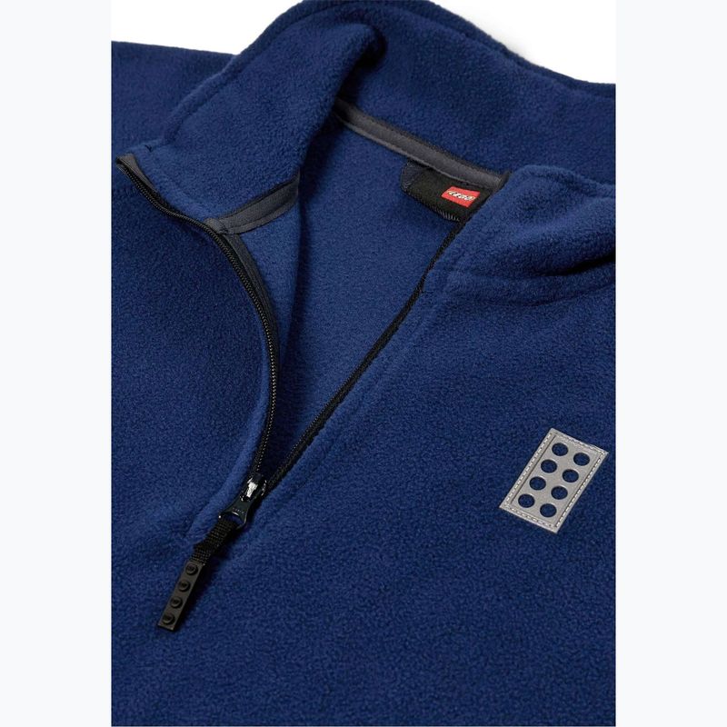 LEGO Lwsinclair 702 tengerészkék színű gyermek fleece pulóver 3