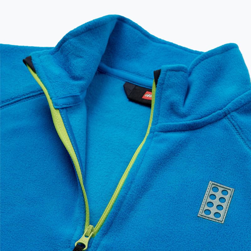 LEGO Lwsinclair 702 kék/lime gyerek fleece pulóver 3