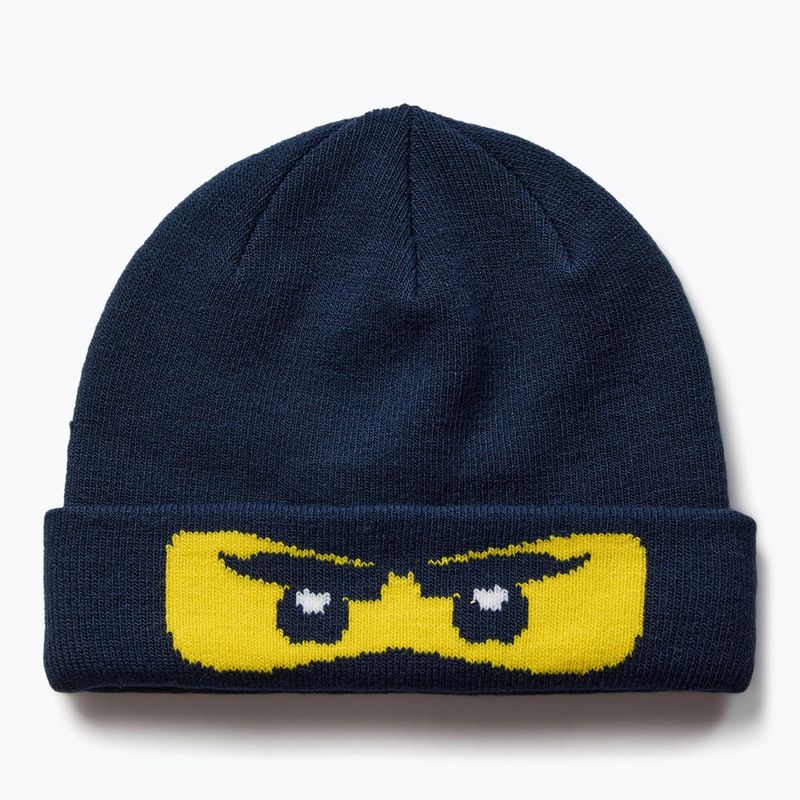 Gyermek téli sapka LEGO Lwantony 710 sötét tengerészkék/tengerészkék