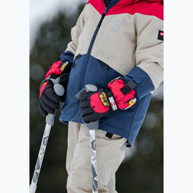 LEGO Lwagan gyermek kesztyű 811 fekete 8