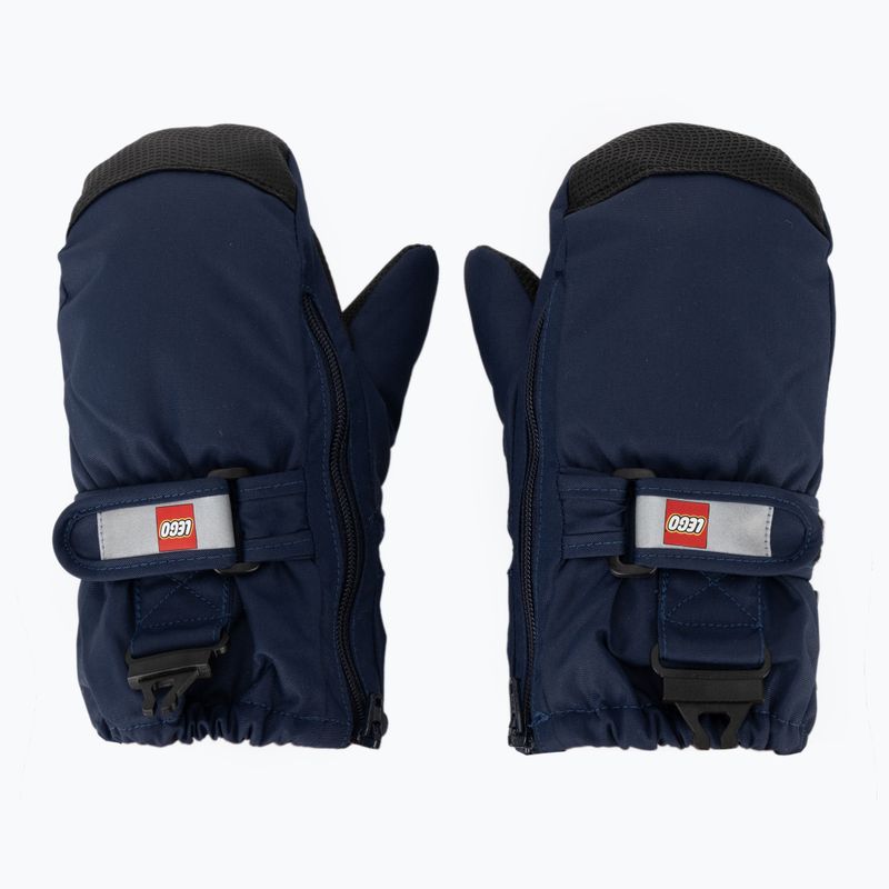 Gyermek síelő kesztyű LEGO Lwaripo 703 kék 2