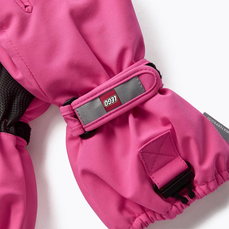 Gyermek síelő kesztyű LEGO Lwazun 705 2023 rózsaszín LEGO Lwazun 705 2023 pink 4