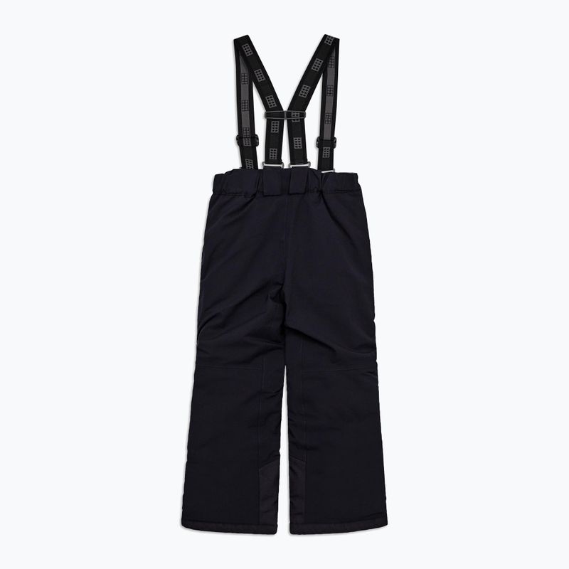 Gyermek síelő nadrág LEGO Lwpowai 708 fekete 2