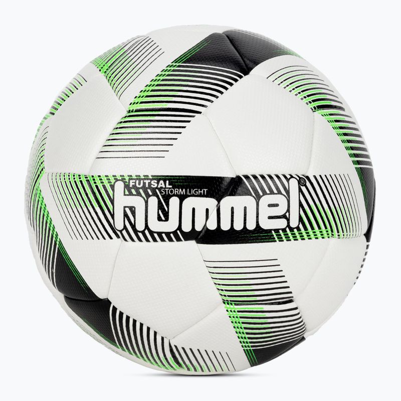 Hummel Storm Light FB labdarúgó fehér/fekete/zöld 4-es méret