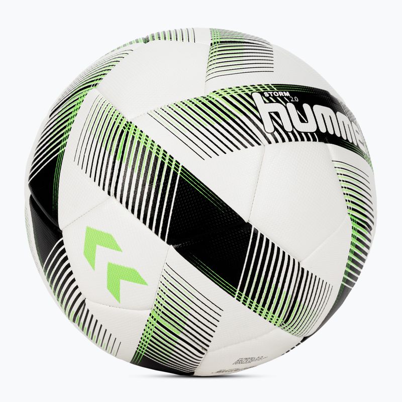 Hummel Storm 2.0 FB labdarúgó fehér/fekete/zöld méret 5 2