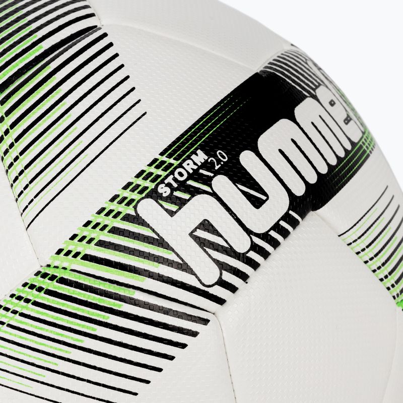 Hummel Storm 2.0 FB labdarúgó fehér/fekete/zöld méret 5 3