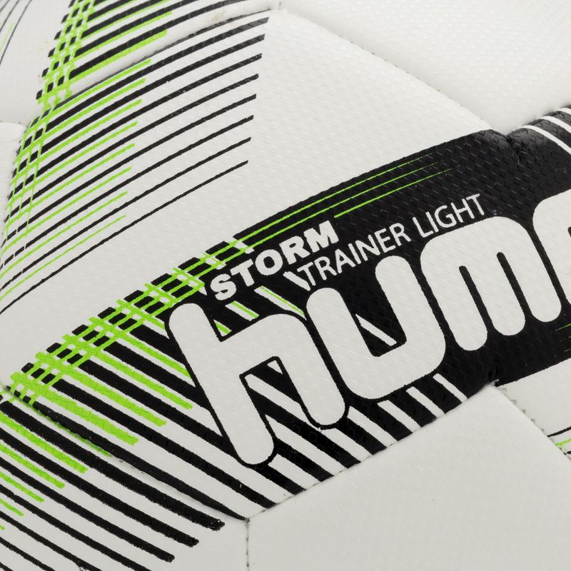 Hummel Storm Trainer Light FB labdarúgó fehér/fekete/zöld 4-es méret 3