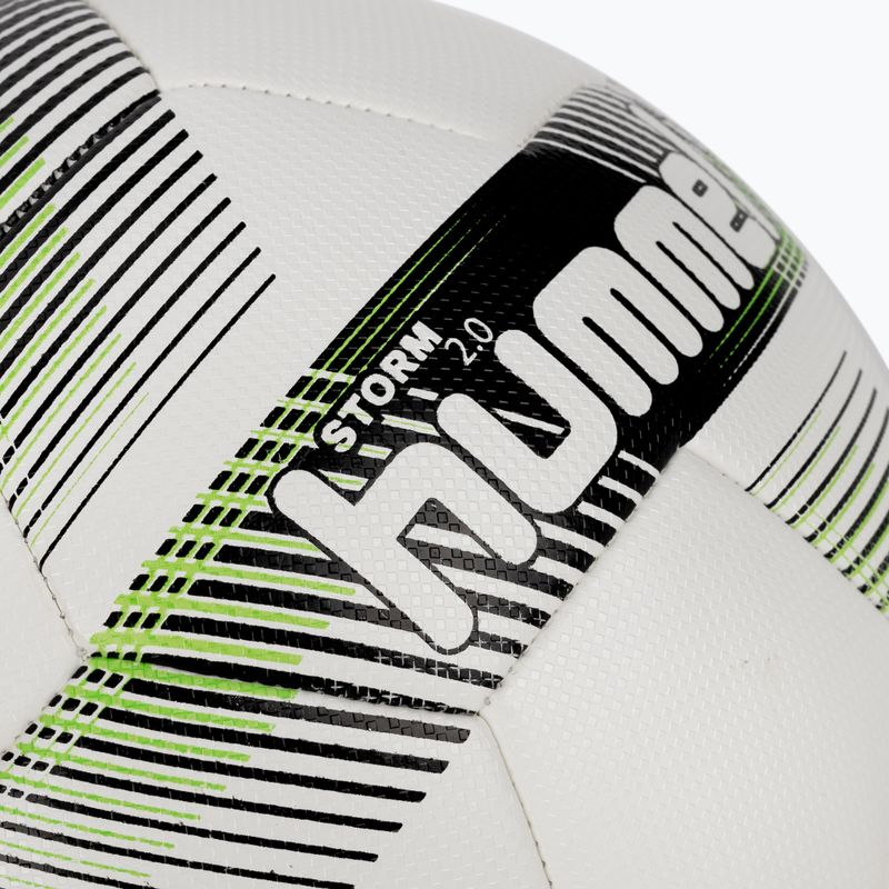 Hummel Storm 2.0 FB labdarúgó fehér/fekete/zöld 4-es méret 3