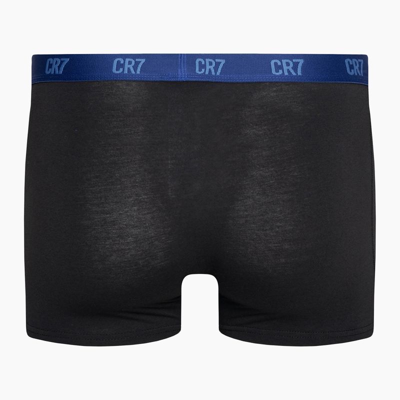 Férfi CR7 Basic Trunk boxeralsó 3 pár fekete/kék 3