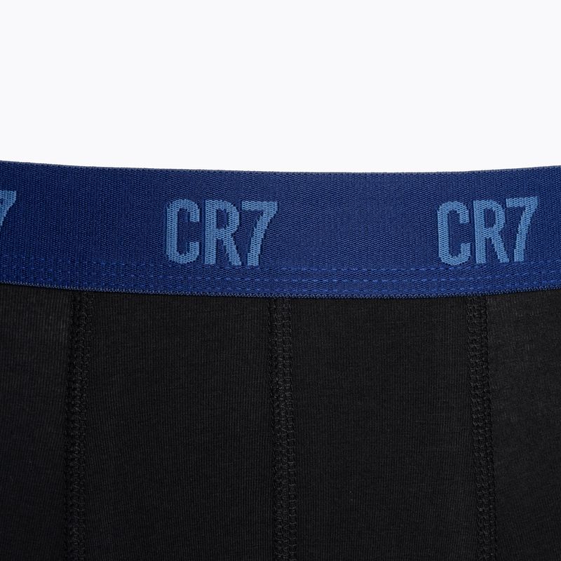 Férfi CR7 Basic Trunk boxeralsó 3 pár fekete/kék 4