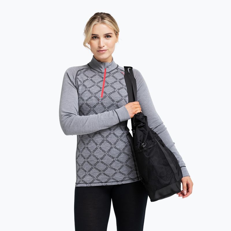 Női Termoaktiv pulóver Dovre Half Zip Jacquard grey 4