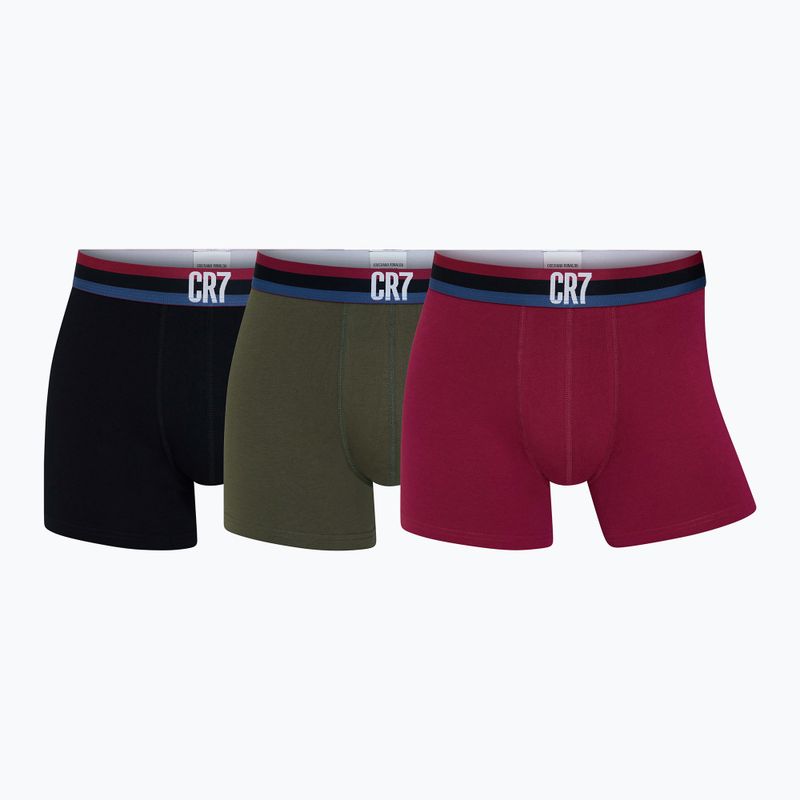 Férfi boxeralsó CR7 Basic Trunk 3 db multicolor