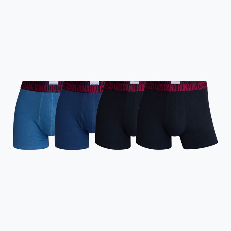 Férfi boxeralsó CR7 Basic Trunk 4 db multicolor