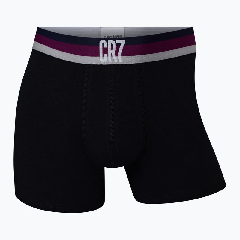 Férfi CR7 Basic Trunk boxeralsó 4 pár fekete 2