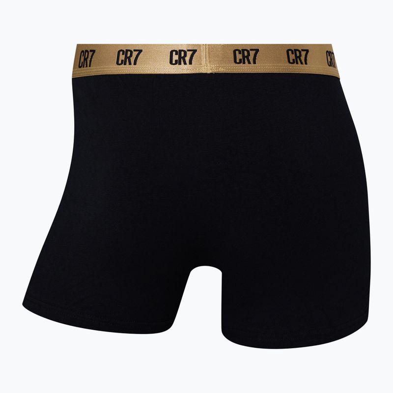 Férfi CR7 Basic Trunk boxeralsó 4 pár 2491 fekete 3