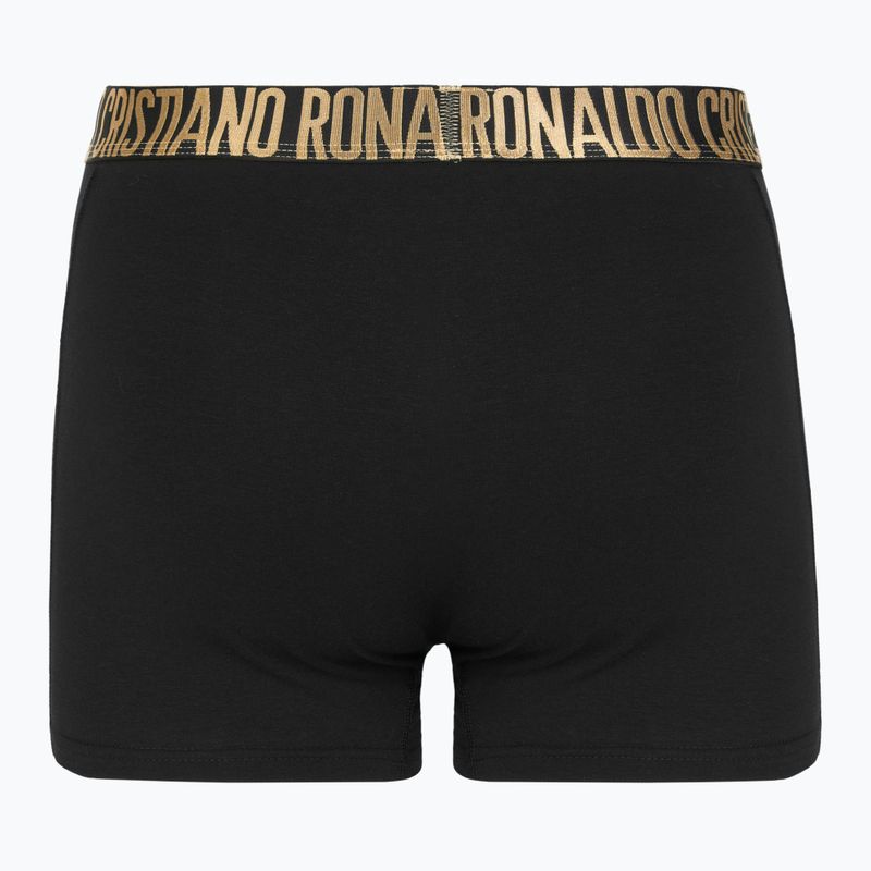 Férfi boxeralsók CR7 Basic Trunk 4 pár 2492 BLACK 4