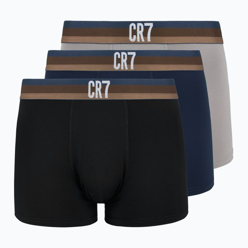 Férfi CR7 Basic Trunk boxeralsó 3 pár 2114 több színű