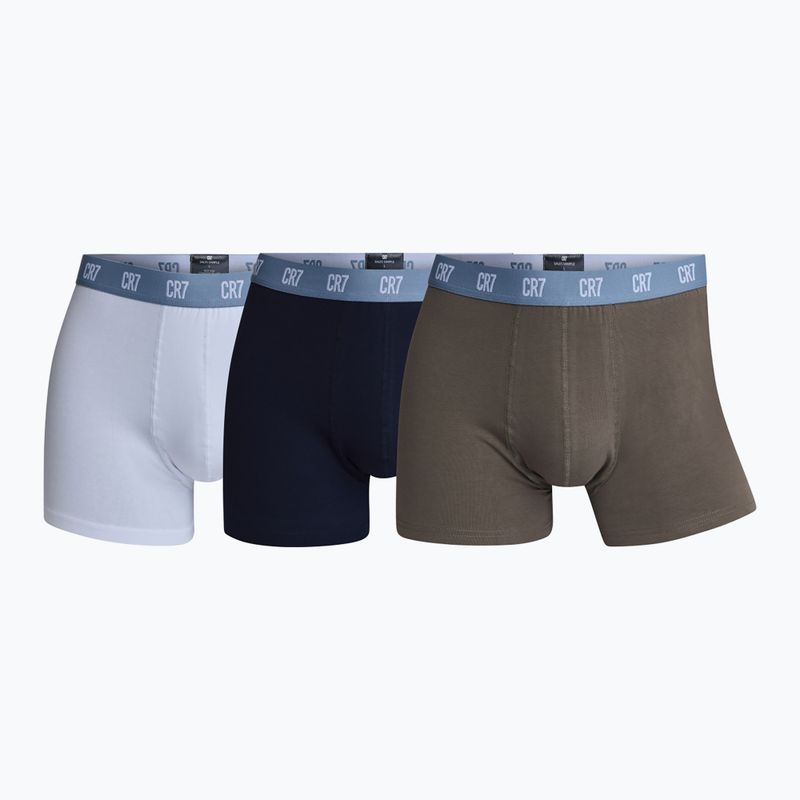 Férfi CR7 Basic Trunk boxeralsó 3 pár 712 több színű