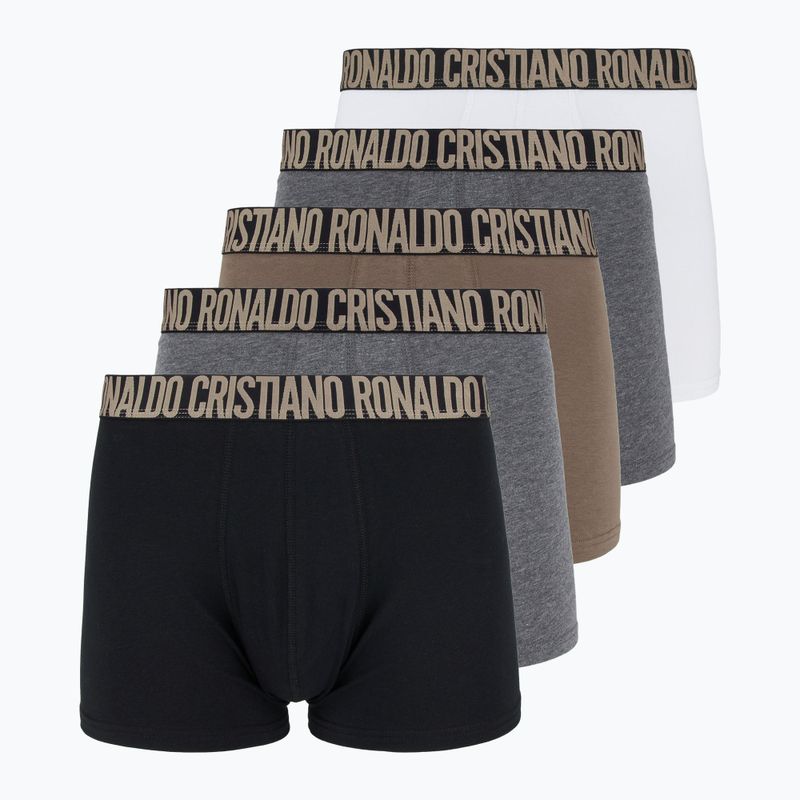 Férfi CR7 Basic Trunk boxeralsó 5 pár multicolor