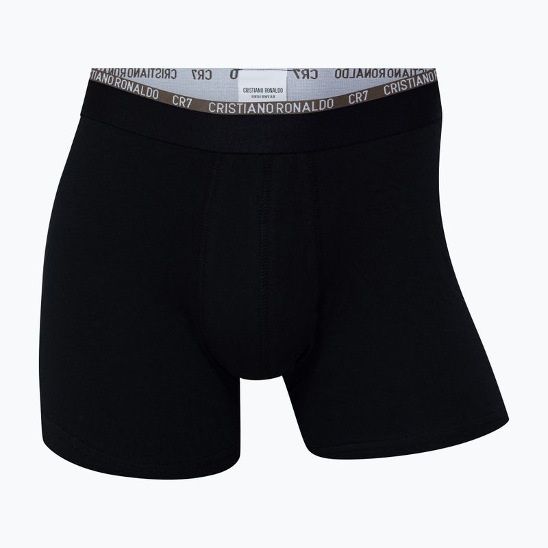 Férfi CR7 Basic Trunk boxeralsó 3 pár 2763 fekete 2